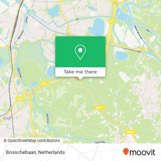 Bosschebaan map