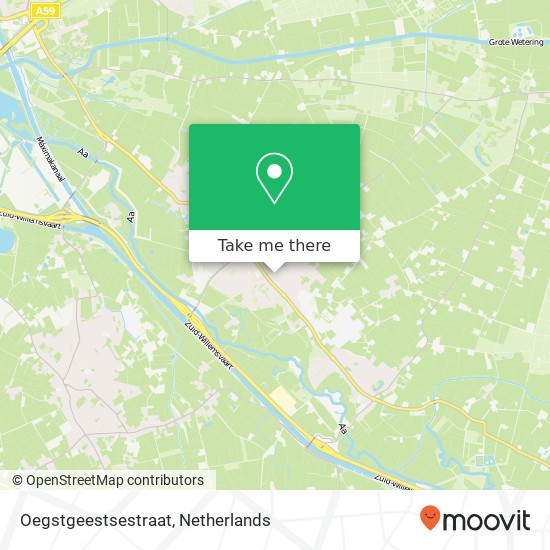 Oegstgeestsestraat map