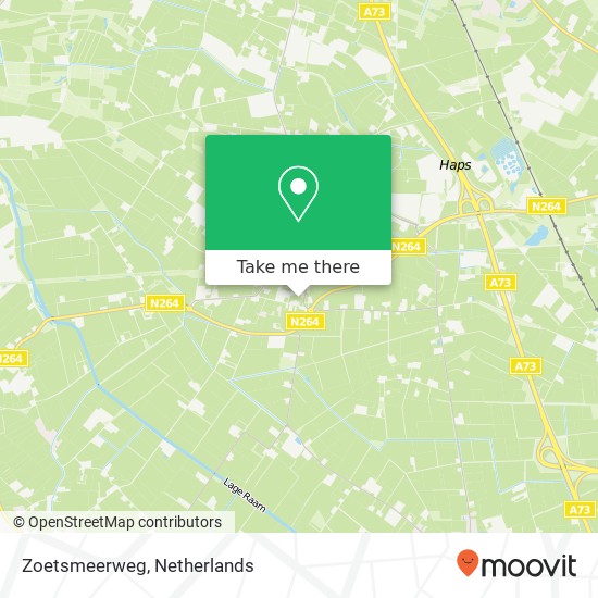 Zoetsmeerweg map