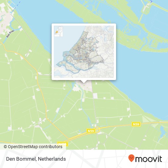 Den Bommel map