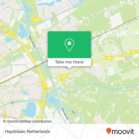 Haydnlaan map