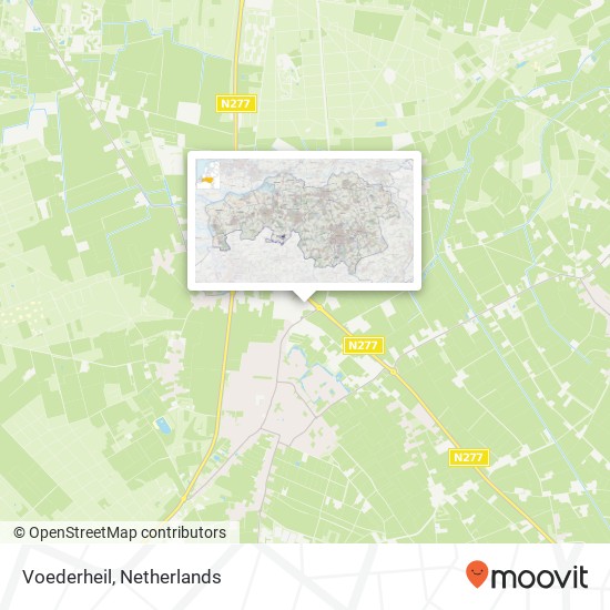 Voederheil map