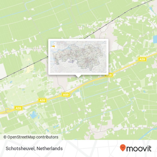 Schotsheuvel map