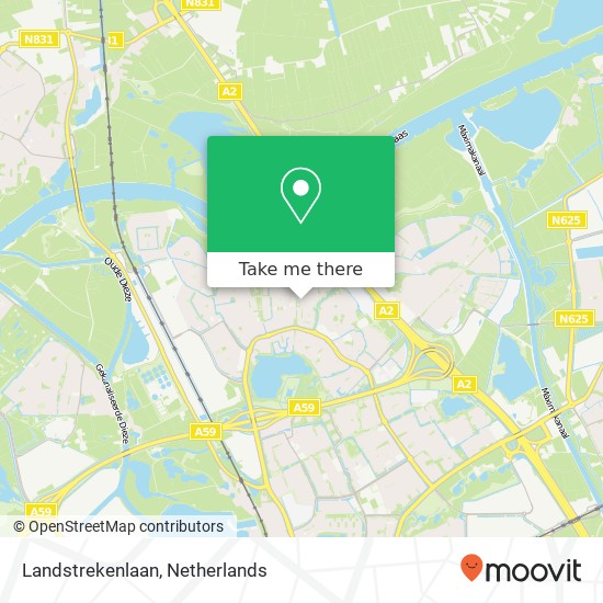 Landstrekenlaan map