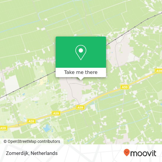 Zomerdijk map