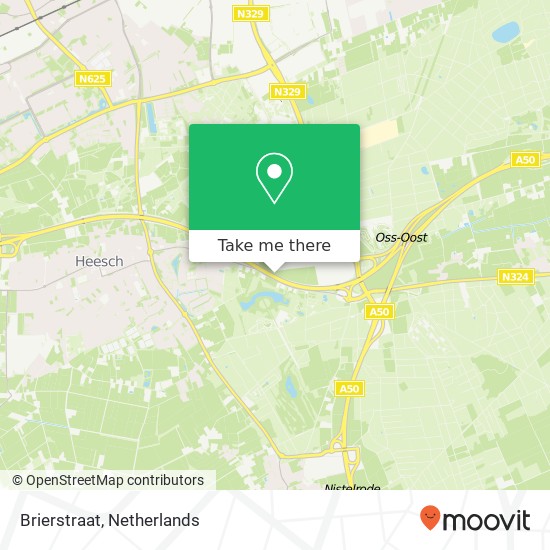 Brierstraat map