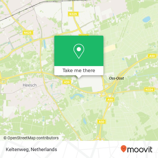 Keltenweg map