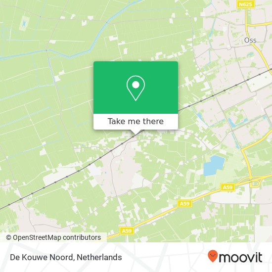 De Kouwe Noord map