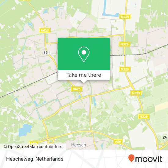 Hescheweg map