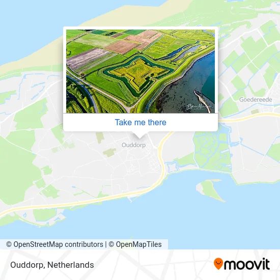 Ouddorp map