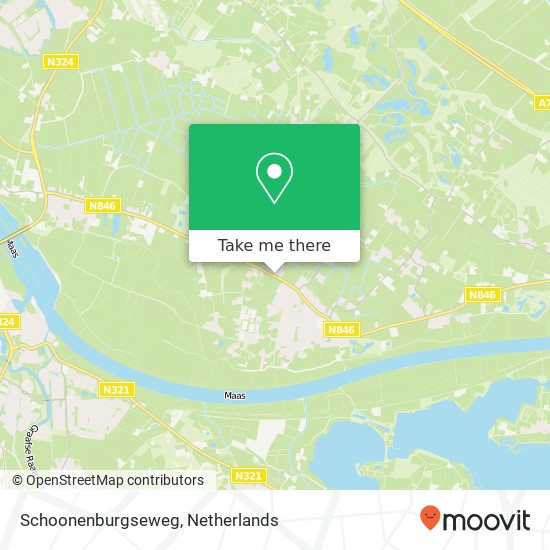 Schoonenburgseweg map