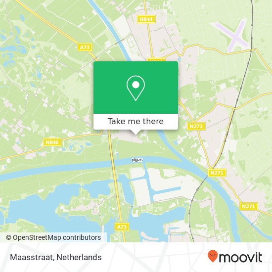 Maasstraat map