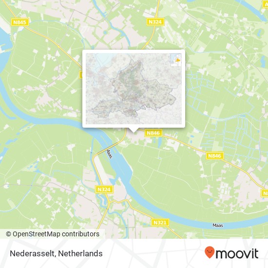 Nederasselt map