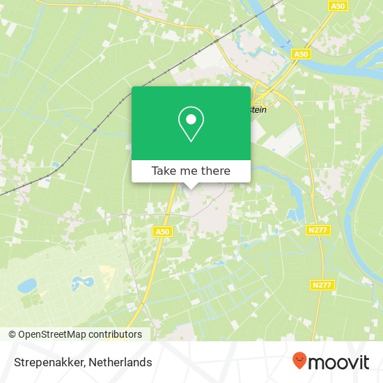 Strepenakker map
