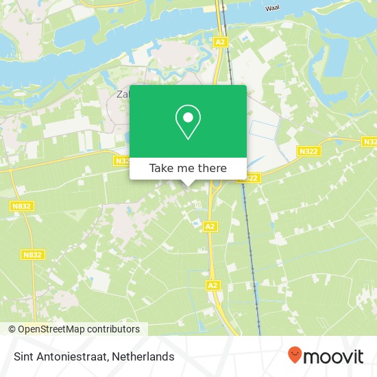 Sint Antoniestraat map