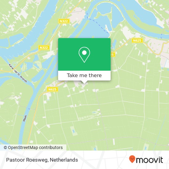 Pastoor Roesweg map