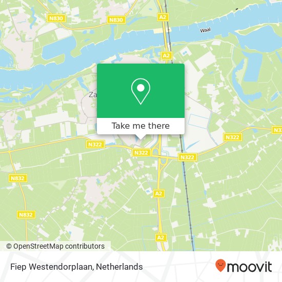 Fiep Westendorplaan map