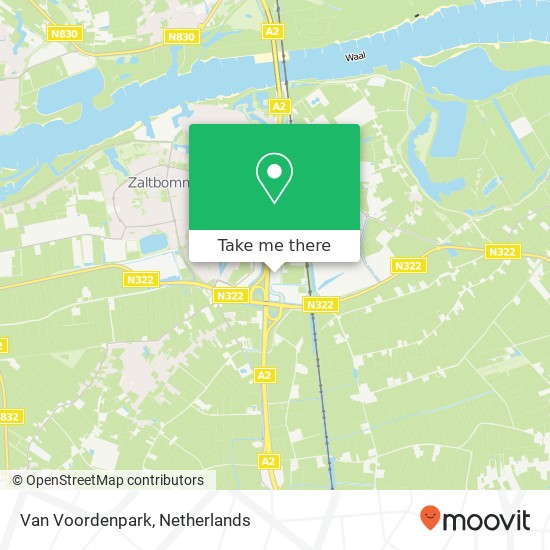 Van Voordenpark map