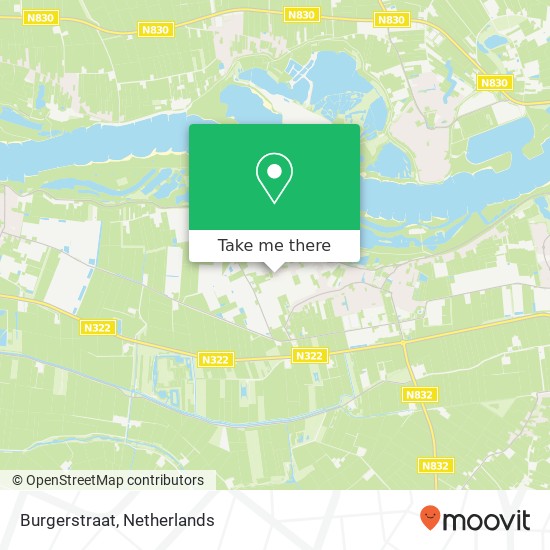 Burgerstraat map