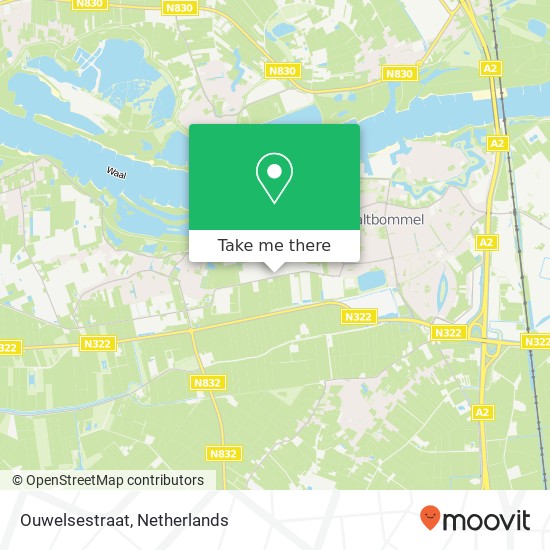 Ouwelsestraat map