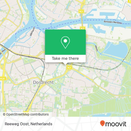 Reeweg Oost map