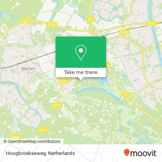 Hoogbroekseweg map