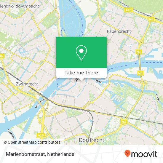 Mariënbornstraat map