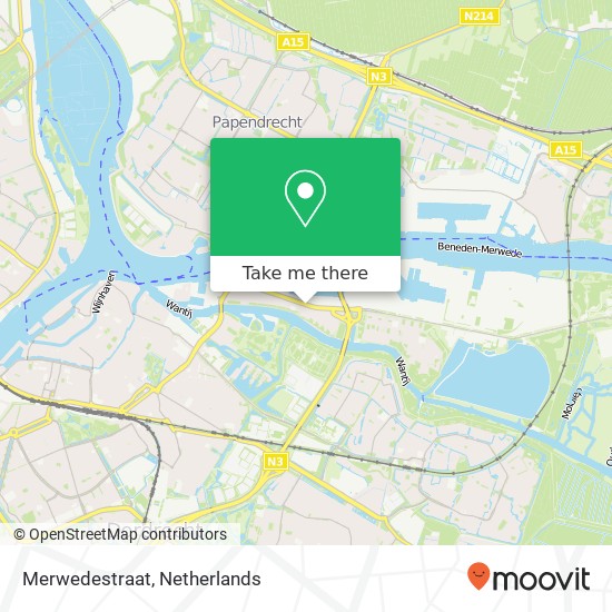 Merwedestraat map