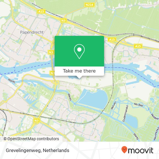 Grevelingenweg map