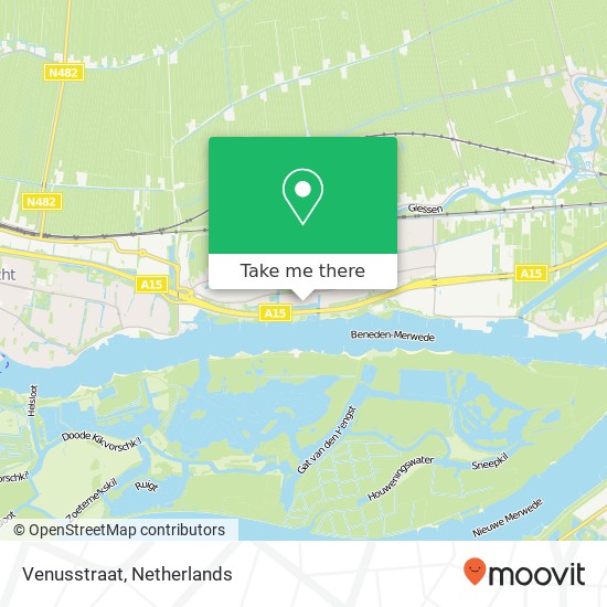 Venusstraat map