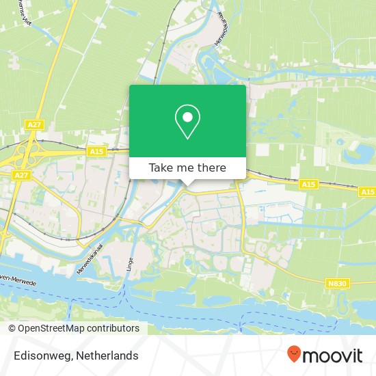 Edisonweg map