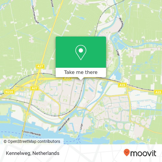 Kennelweg map