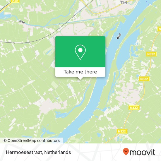 Hermoesestraat map