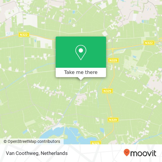 Van Coothweg map
