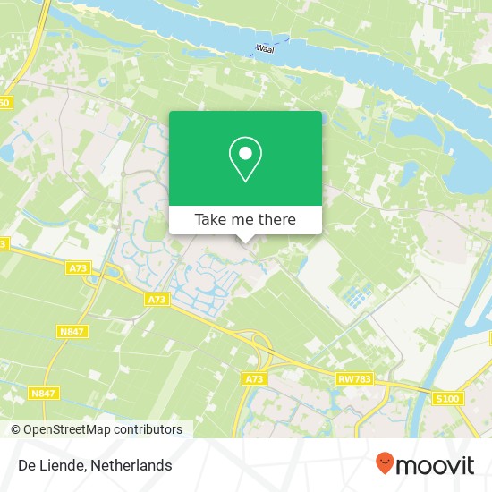 De Liende map