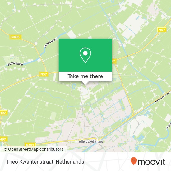 Theo Kwantenstraat map