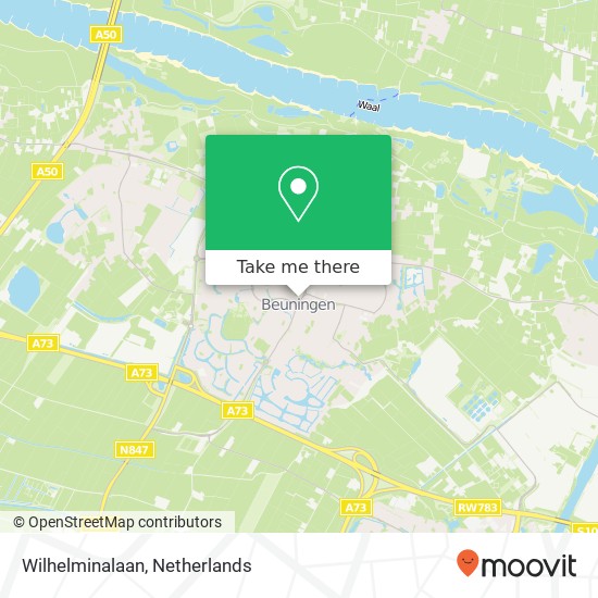 Wilhelminalaan map