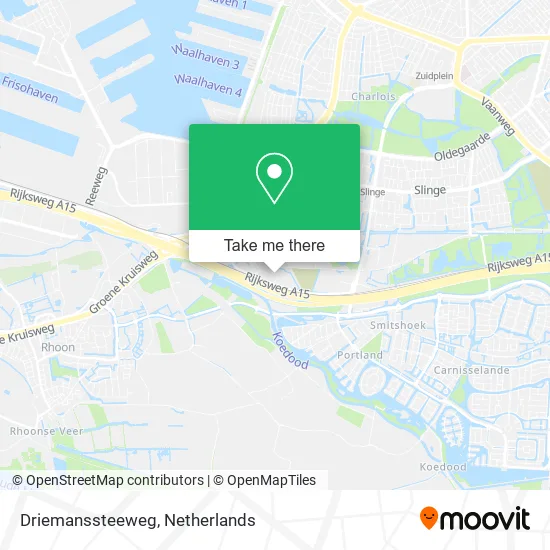 Driemanssteeweg map