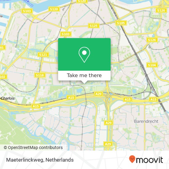 Maeterlinckweg map