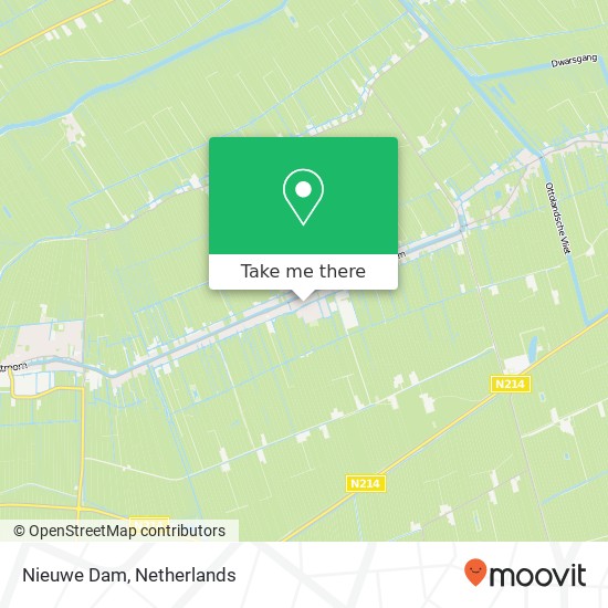 Nieuwe Dam map