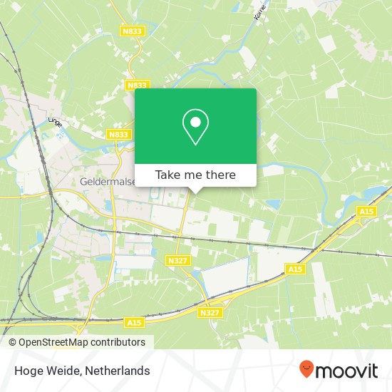 Hoge Weide map