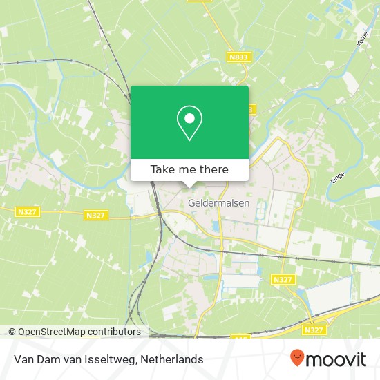 Van Dam van Isseltweg map