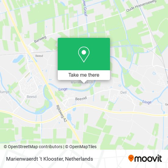 Marienwaerdt 't Klooster map