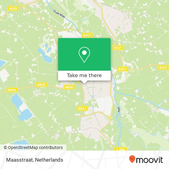 Maasstraat map