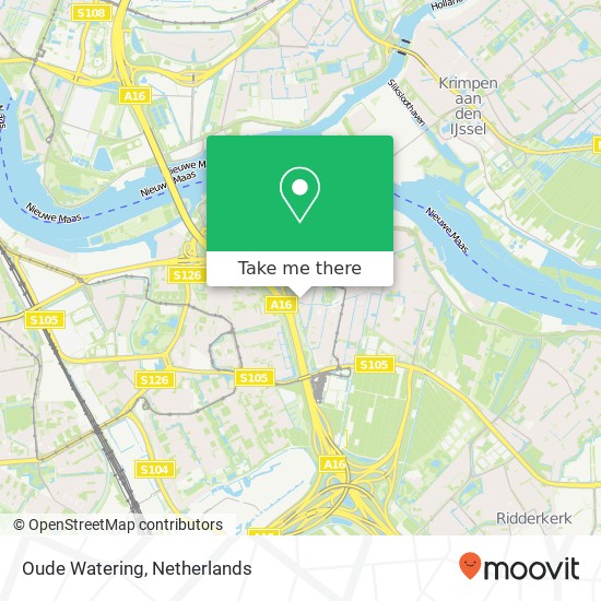 Oude Watering map