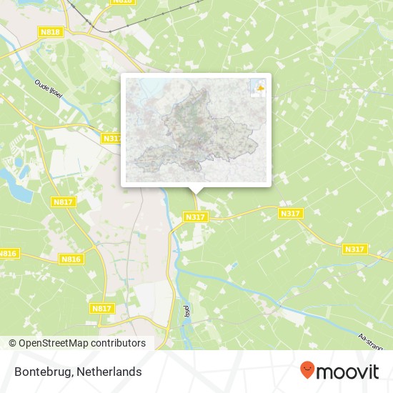 Bontebrug map