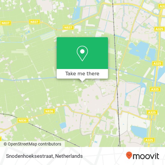 Snodenhoeksestraat map