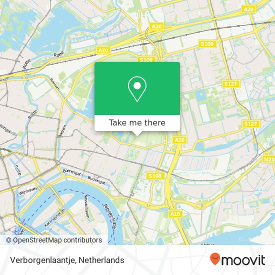 Verborgenlaantje map