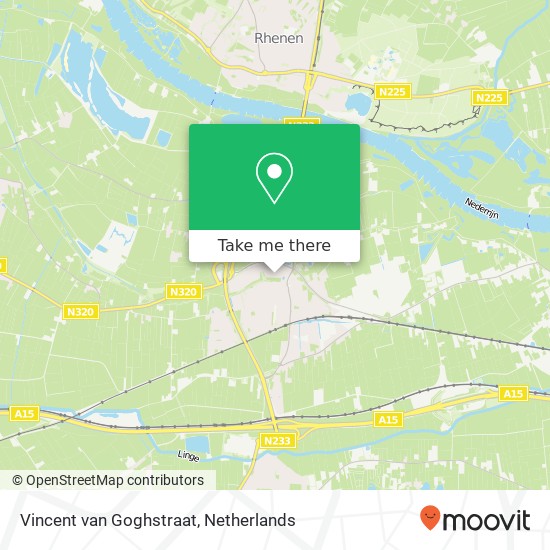 Vincent van Goghstraat map