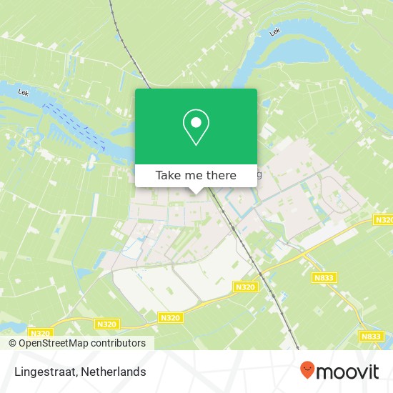 Lingestraat map